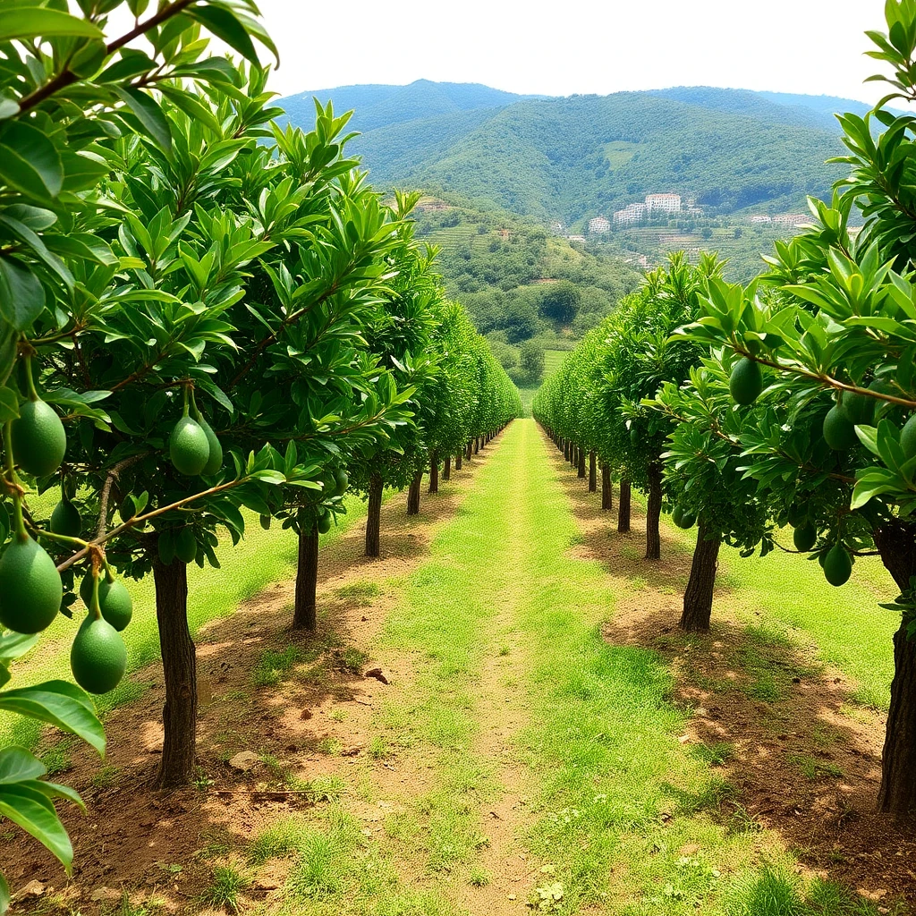 Cultivo de aguacates en Málaga