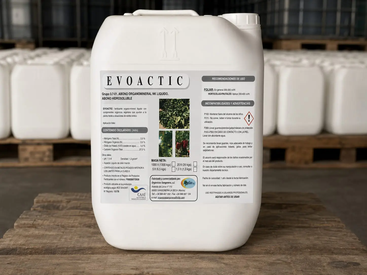 Producto EVOACTIC aplicado en tomates