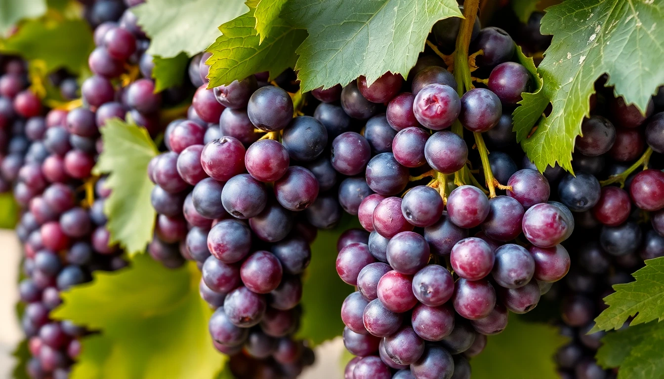 Racimo de uvas sano después del tratamiento combinado