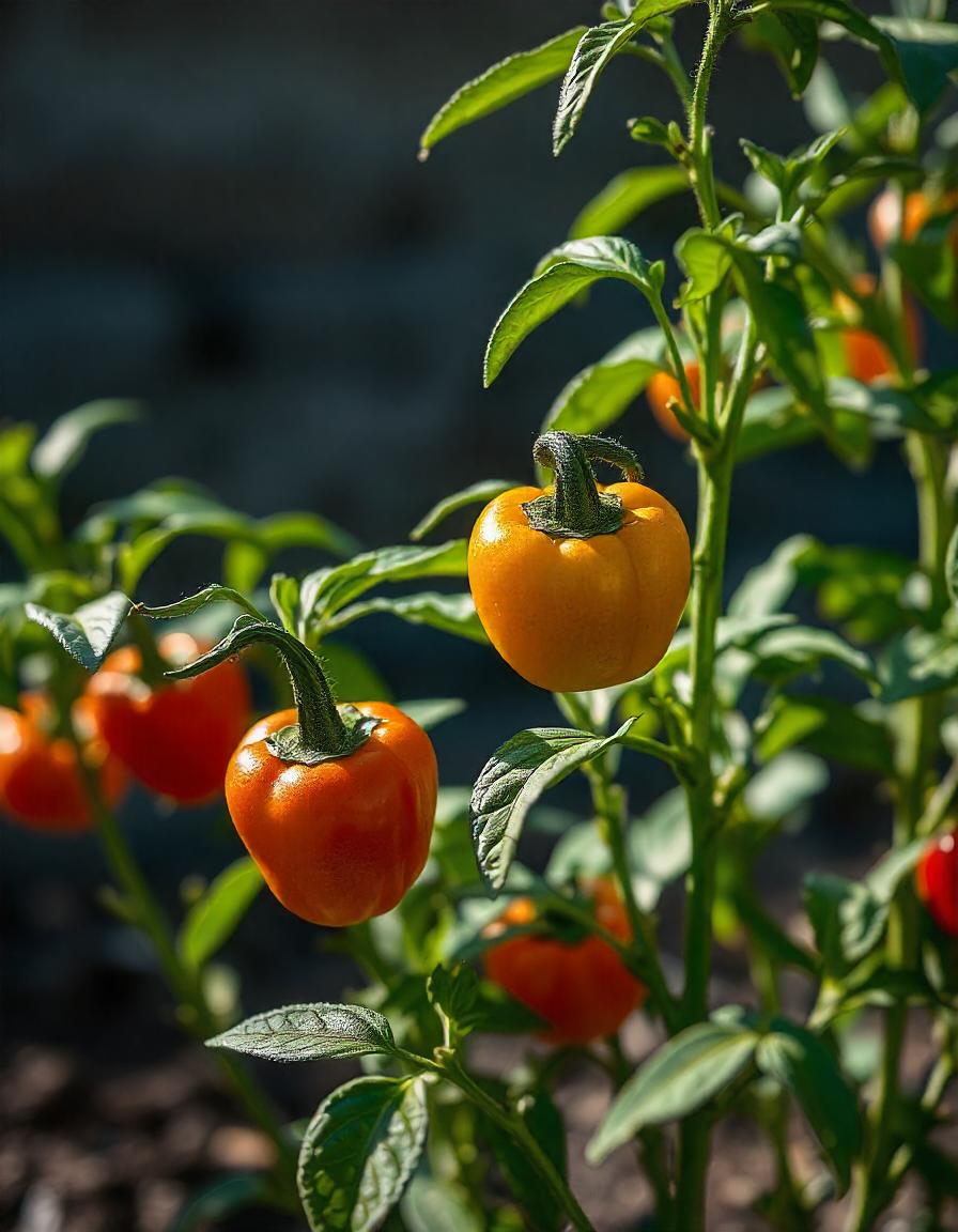 Planta de pimiento sana después del tratamiento combinado