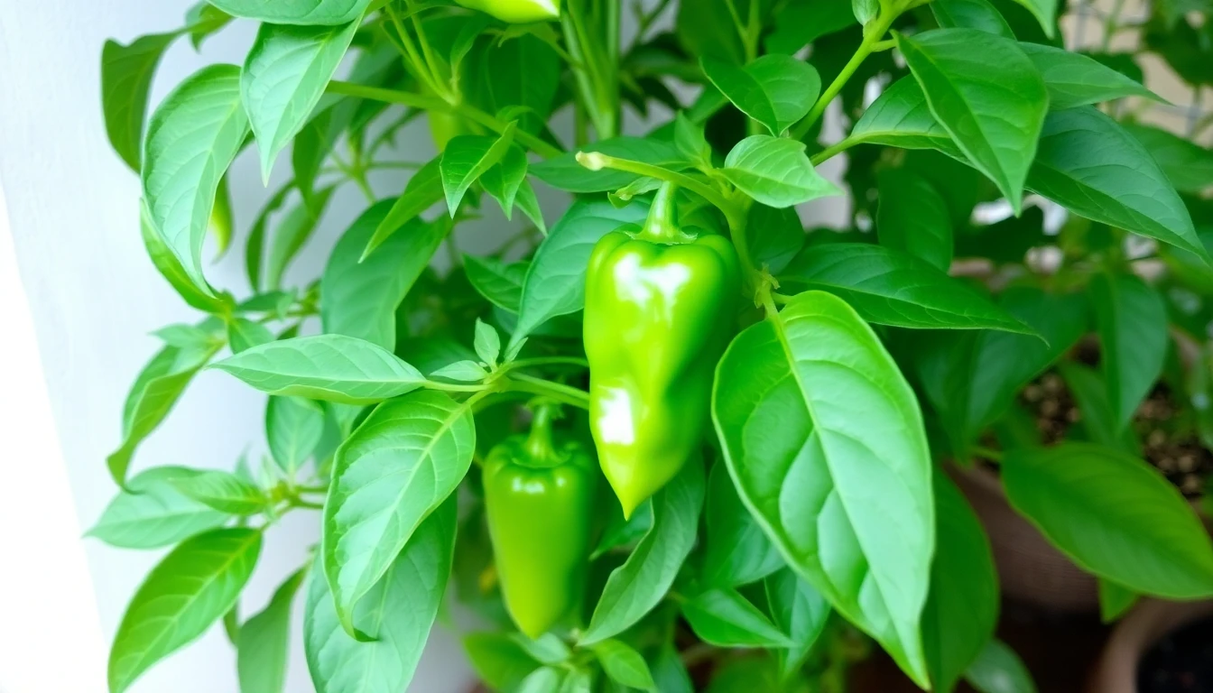 Pimiento sano después del tratamiento combinado