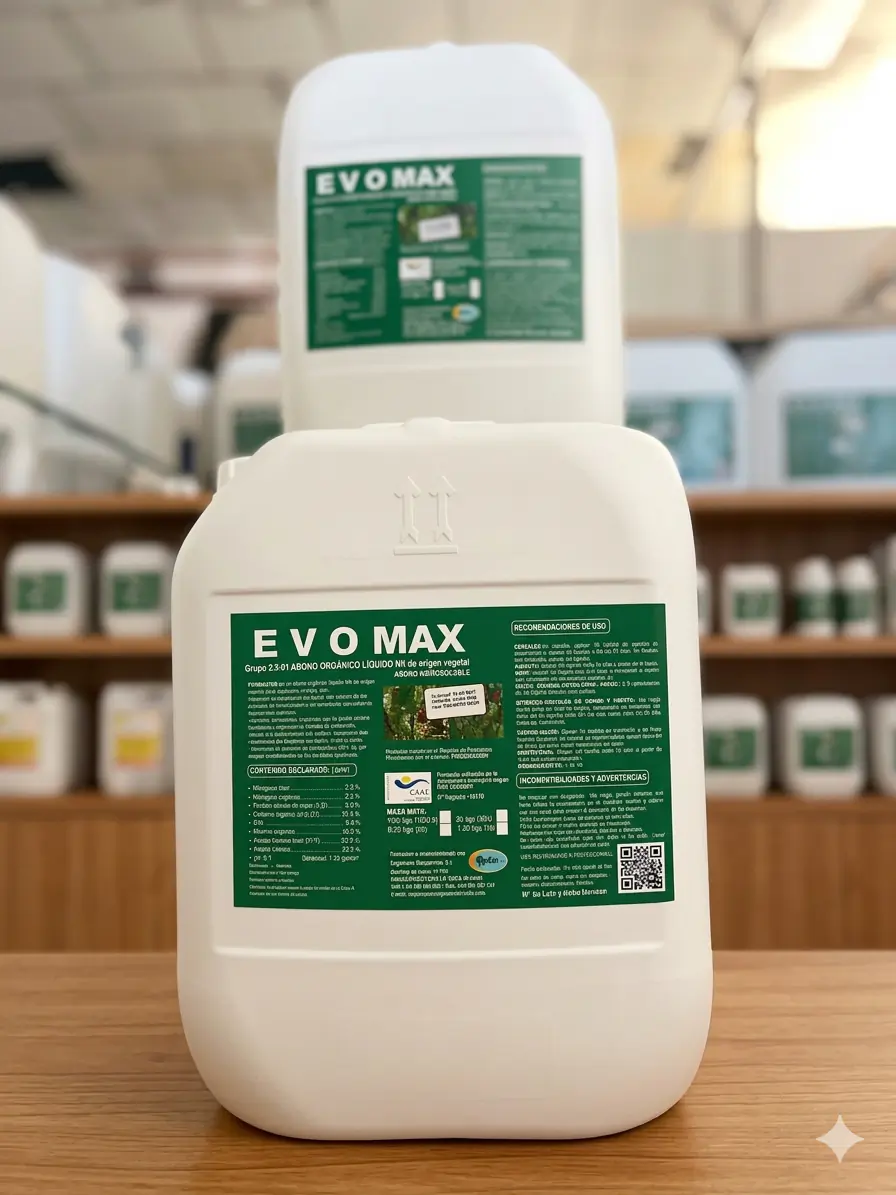 Producto Evo Max aplicado en tomates